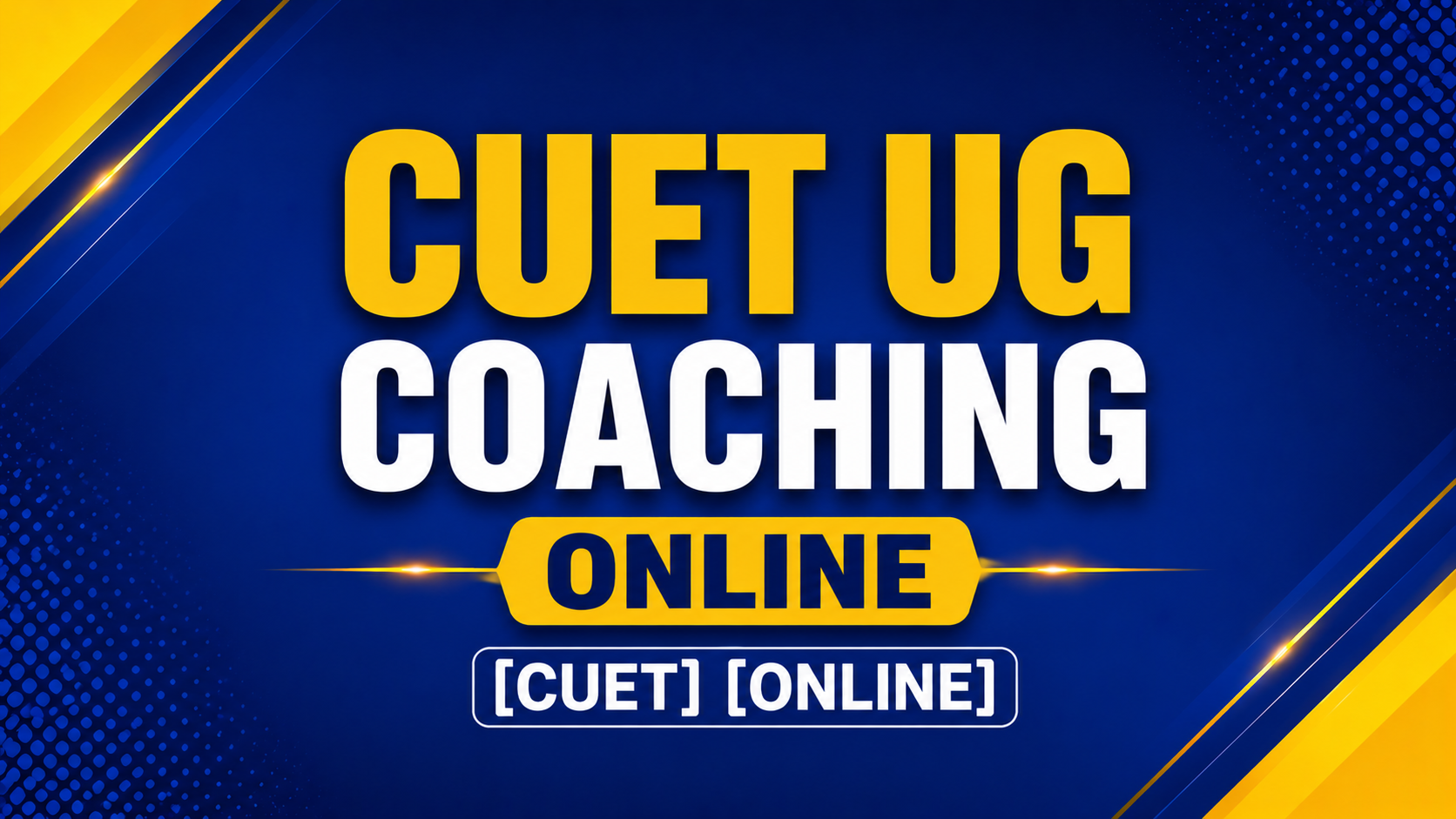CUET UG Coaching ONLINE
